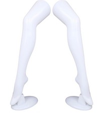2 X Leg Mannequin Leg White