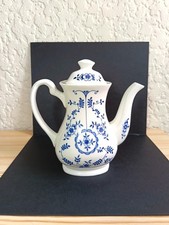 Early J&G Meakin Coffee Pot In Classic Blue Floral Pattern 40's - 50's/Rare Find