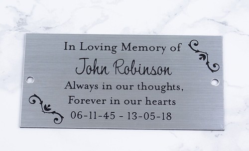 Personalised bench memorial - bench,