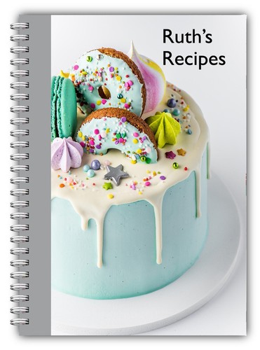 Personalised recipe planner - a5,