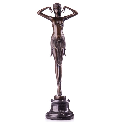 Bronze vinatge statue art - statue,
