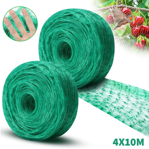 10m green garden netting - 10m,