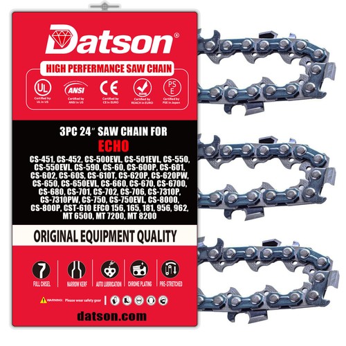 3pc chainsaw chain for - 3pc,24",