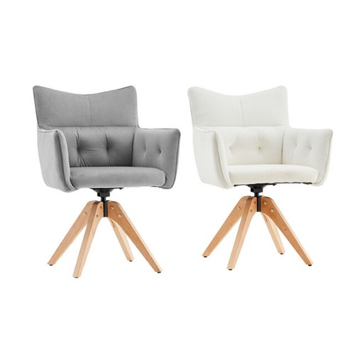 1pc rotatable dining chair - rotatable,