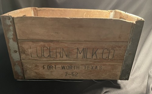 Vintage wooden lucerne milk - vintage,