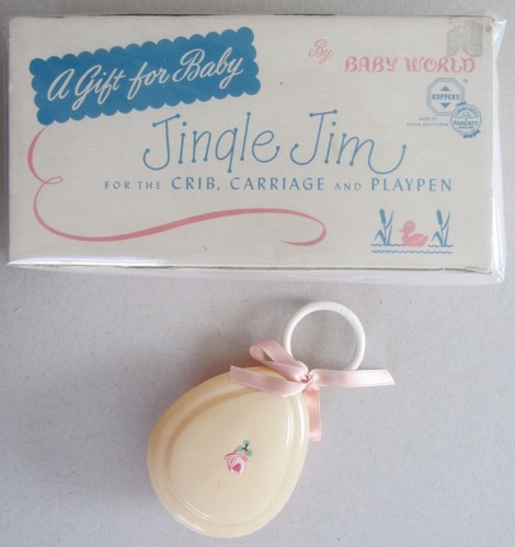 Vtg plastic celluloid baby - plastic,
