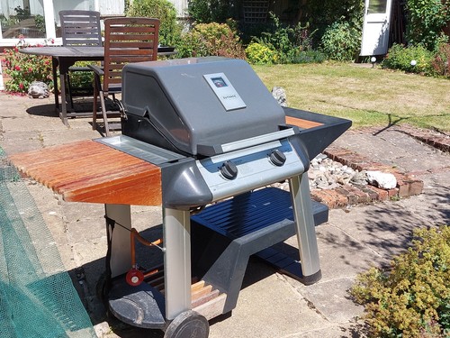 Bbq gas trolley burner grill - trolley,