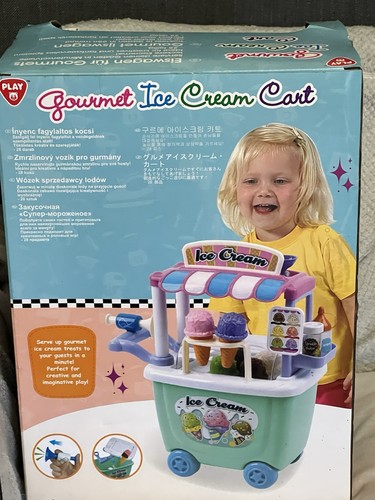Ice cream toy play - cream, food