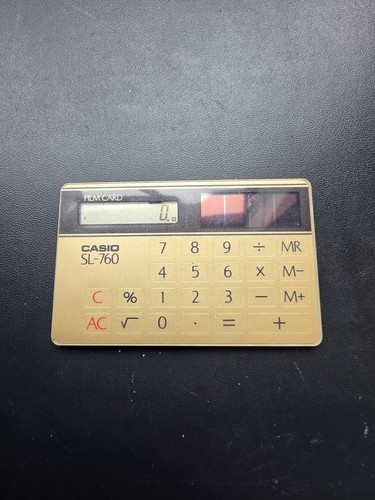 Vintage casio 760 gdb film - sl-760,