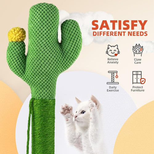 Tall cat scratching post - tall,