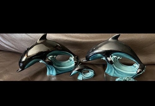 Poole pottery dolphins - poole,