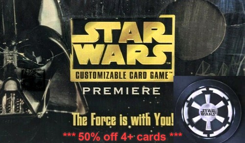 Swccg premiere dark side r - premiere, c/u/r