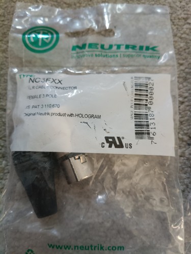 Neutrik nc3fxx pole - neutrik, female