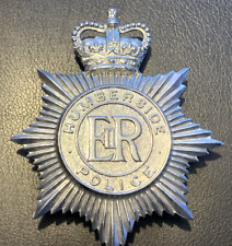 Humberside Police Helmet Plate Obsolete Post 1953.