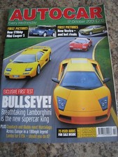 AUTOSPORT MAGAZINE OCT 2001