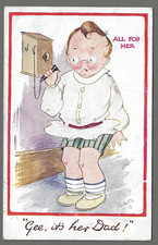 Vintage comic postcard Tuck's
