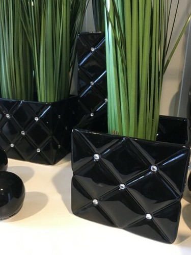 Flower pot modern cube - modern, indoor