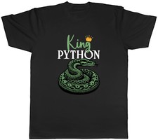 King Python Mens T-Shirt Snake