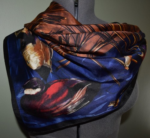 Vtg perry ellis silk - silk, square