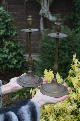 Pair large antique - of,