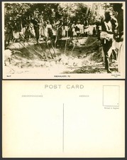 Fiji Old Real Photo Postcard