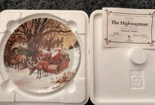 Royal Worcester Thelwell’s Ponies Plate - The Highwayman
