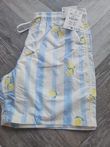 Men lemon swimming shorts - lemon,