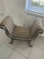 Curved Bench Accent Chair