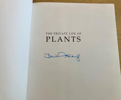 Signed david attenborough 1st - signed,