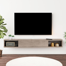 Modern Floating TV Shelf with