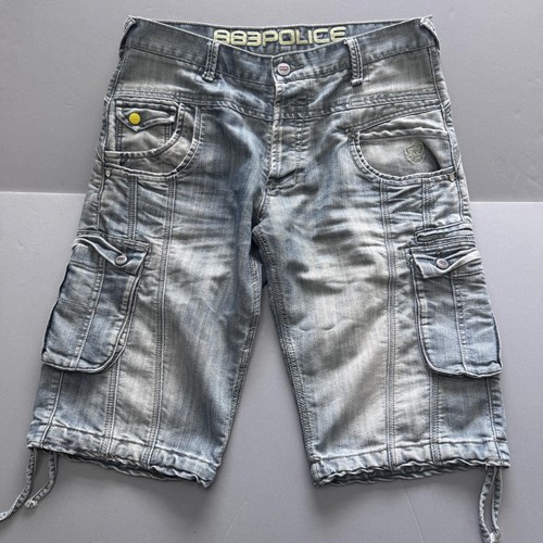 Police cargo shorts mens - police,