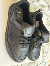 Brand New - Clarks Black School Shoes Boys Size 5.5 Wide Fit G