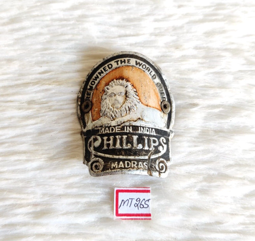 Vintage lion embossed phillips - lion,