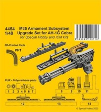 CMK 4454 1:48 M35 Armament Subsystem Upgrade Set for AH-1G Cobra