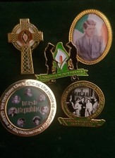 x5 Irish Republican Pin Badge