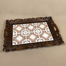Antique Wooden Tray Rectangle