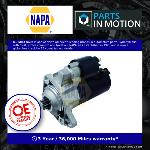 Starter motor fits golf - fits, vw