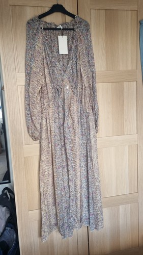 Bnwt zara metallic thread long - zara,