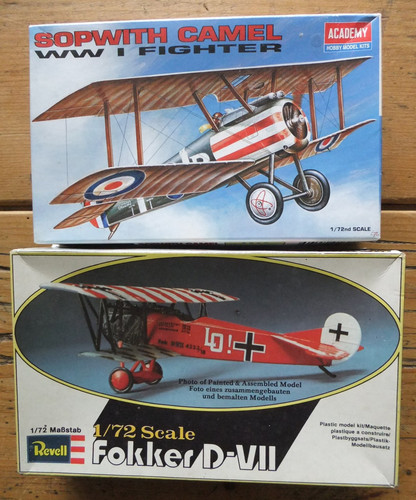 Vintage revell fokker vii - revell,