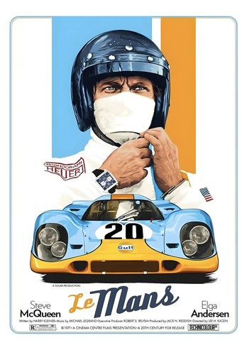 Mans 1971 poster print - mans,