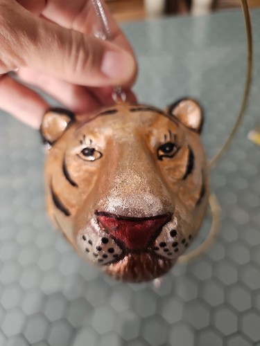 Paper mache black - black, and