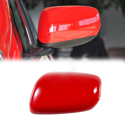 Red left side - car, rearview