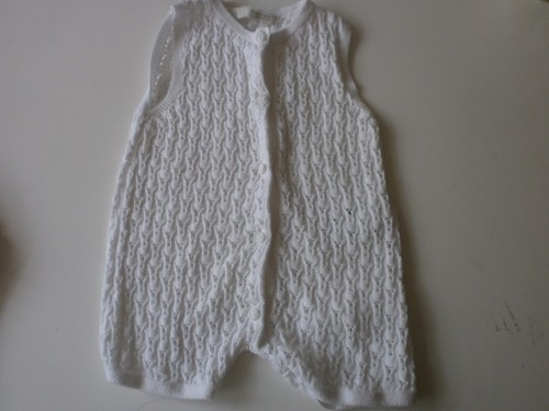 Zara baby white crochet - zara,