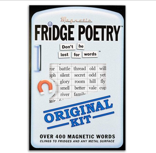 Tms fridge poetry magnetic - poetry,