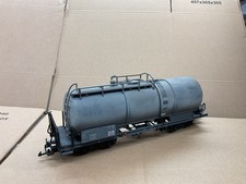 LGB G GAUGE TANKER CAR OIL TANK WAGON TYPE ZA RHB BAHN GREY WEATHERED & DIRTY !