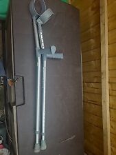 Drive Pair Of Lightweight Adjustable Height Elbow Crutches with Anatomic Grip