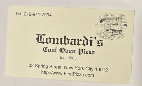 Original business card - original,