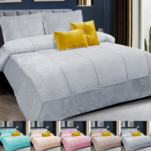 Teddy fleece velvet bedspread - velvet,