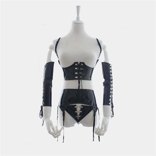 Lace lingerie set - lace, up
