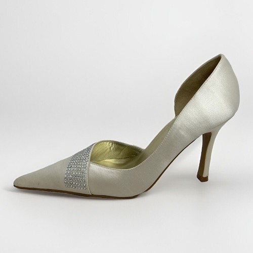 Dune ivory satin wedding - ivory,